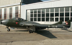 U-1228, de Havilland Vampire T.55, HB-RVJ, Fliegermuseum Altenrhein