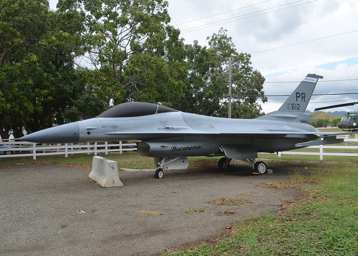 General Dynamics F-16A Fighting Falcon 80-0612/PR Puerto Rico Air National Guard Puerto Rico Air National Guard